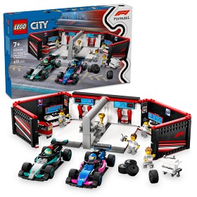 Bilde av LEGO City 60444 F1 garasje & Mercedes-AMG & Alpine biler