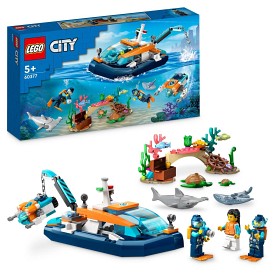 Bilde av LEGO City Exploration 60377 Utforsker og dykkebåt