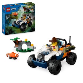 Bilde av LEGO City Exploration 60424 Jungeloppdrag med firehjuling og rød panda