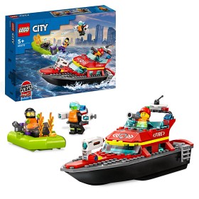 Bilde av LEGO City Fire 60373 Brannredningsbåt