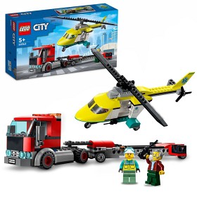 Bilde av LEGO City Great Vehicles 60343 Trailer med redningshelikopter