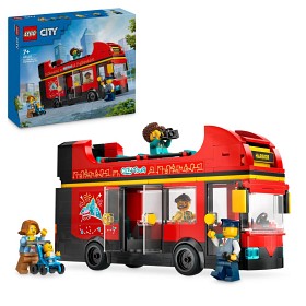 Bilde av LEGO City Great Vehicles 60407 Rød dobbeltdekker for sightseeing