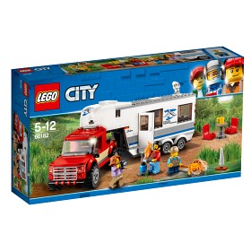 Bilde av LEGO City Great Vehicles - Pickup och husvagn 60182