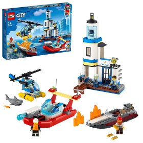 Bilde av LEGO City Police 60308 Sjöpolis och brandkårsuppdrag