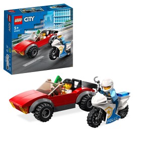 Bilde av LEGO City Police 60392 Biljakt med politimotorsykkel