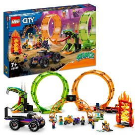 Bilde av LEGO City Stuntz 60339  Stuntarena med dobbel løkke