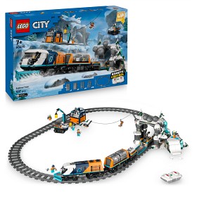Bilde av LEGO City Trains 60470 Polarutforskernes arktiske ekspresstog