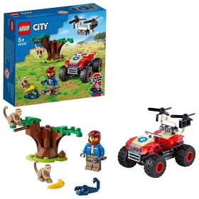 Bilde av LEGO City Wildlife 60300 Djurräddningsfyrhjuling