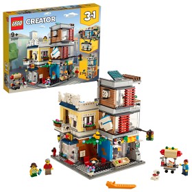 Bilde av LEGO Creator 31097 - Byhus med dyrebutikk og kafé