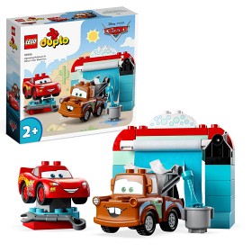 Bilde av LEGO DUPLO Disney 10996 Lightning McQueen og Bärgarns morsomme bilvask