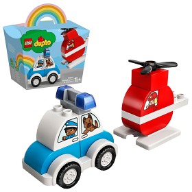 Bilde av LEGO DUPLO My First 10957 Brandhelikopter och polisbil