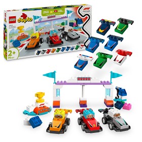 Bilde av LEGO DUPLO Town 10445 LEGO DUPLO Town 10445 F1 Team – Racerbiler og sjåfører