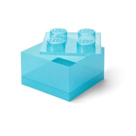 Bilde av LEGO Oppbevaringsboks 4 (Glitter Light Blue)