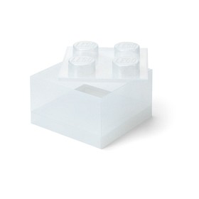 Bilde av LEGO Oppbevaringsboks 4 (Glitter Translucent)