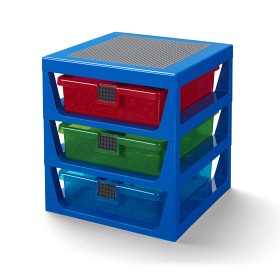 Bilde av Oppbevaringshylle med 3 skuffer (Blue)