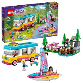 Bilde av LEGO Friends 41681 Husbil och segelbåt i skogen