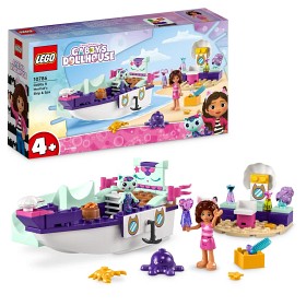 Bilde av LEGO Gabby's Dollhouse 10786 Gabby og Sjøkattens skip og spa