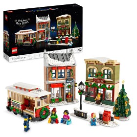 Bilde av LEGO Icons 10308 Julepyntet hovedgate