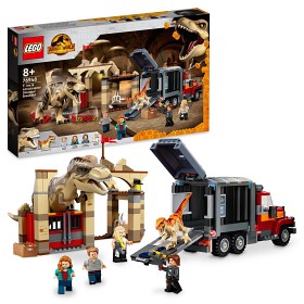 Bilde av LEGO Jurassic World 76948 T-rex og atrociraptor dinosaurflukt