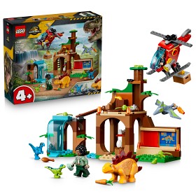 Bilde av LEGO Jurassic World 77981 Redning med velociraptor, stegosaurus og pteranodon