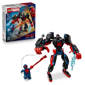 Bilde av LEGO Super Heroes 76337 Miles Morales robot mot Spiderman 2099