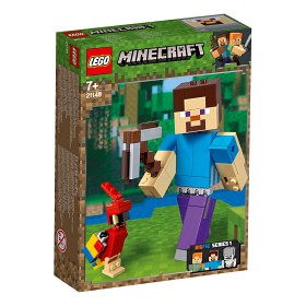 Bilde av LEGO Minecraft 21148 - BigFig Steve med papegoja