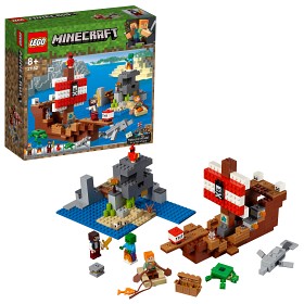 Bilde av LEGO Minecraft 21152 - Eventyr med sjørøverskip
