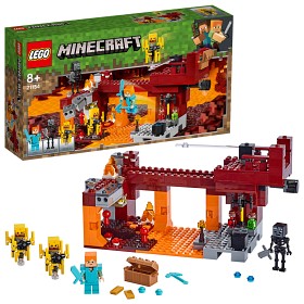 Bilde av LEGO Minecraft 21154 Den flammande bron