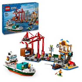 Bilde av LEGO My City 60422 Kysthavn med lasteskip
