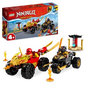 Bilde av LEGO Ninjago 71789 Kais och Ras bil- og motorsykkelkamp