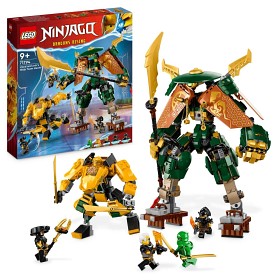 Bilde av LEGO Ninjago 71794 Lloyds og Arins ninjaroboter