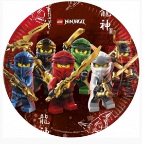 Bilde av LEGO Ninjago papptallerkenen (8-pack)