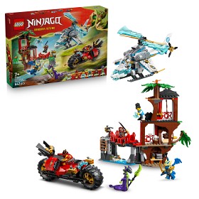 Bilde av LEGO NINJAGO 71857 Ninjas kjøretøykamp ved trehytta