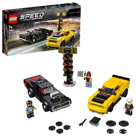 Bilde av LEGO Speed Champions 75893 - 2018 Dodge Challenger SRT Demon og 1970 Dodge Charger R/T