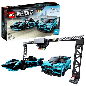 Bilde av LEGO Speed Champions 76898 - Formula E Panasonic Jaguar Racing GEN2 car & Jaguar I-PACE eTROPHY