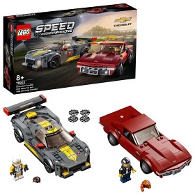 Bilde av LEGO Speed Champions 76903 Chevrolet Corvette C8.R Race & 1968 Chevrolet Corvette