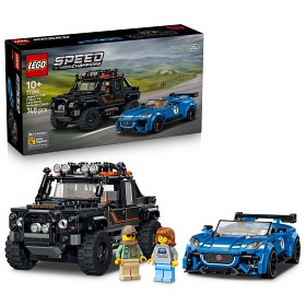 Bilde av LEGO Speed Champions 77264 Jaguar Project 7 och Land Rover Defender