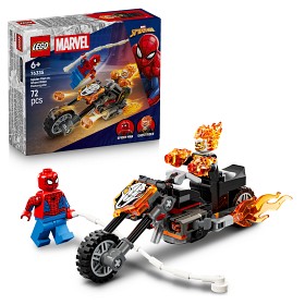 Bilde av LEGO Super Heroes 76335 Spider-Man mot Ghost Rider på motorcykel