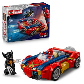 Bilde av LEGO Super Heroes 76336 Spider-Mans bil mot venomifierad Wolverine