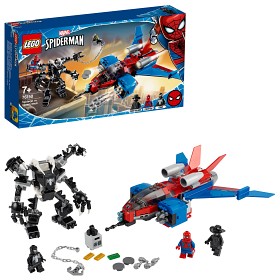 Bilde av LEGO Super Heroes 76150 Spiderjet mot Venoms robot