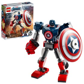 Bilde av LEGO Super Heroes 76168 Captain America i robotrustning