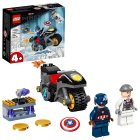 Bilde av LEGO Super Heroes 76189 Captain America mot Hydra