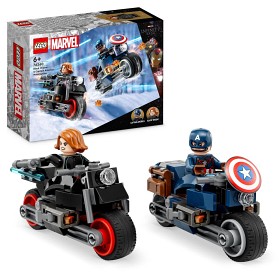 Bilde av LEGO Super Heroes 76260 Marvel Black Widows & Captain Americas motorsykler