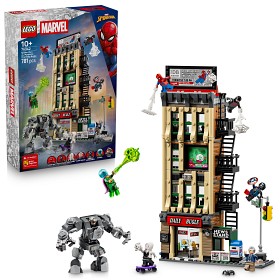Bilde av LEGO Super Heroes 76342 Spiderman mot Mysterio Daily Bugle