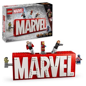 Bilde av LEGO Super Heroes Marvel 76313 MARVEL-logo og minifigurer