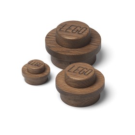 Bilde av LEGO Vegghengere Tre 3-pack (Mørkbeiset Eik)