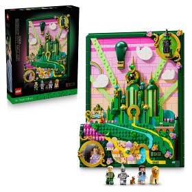 Bilde av LEGO Wicked 75685 Emerald City - veggkunst