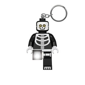 Bilde av LEGO Skjelett-nøkkelring med lys