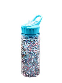 Bilde av Leklyckan Vannflaske Glitter (Turkos)