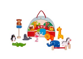 Bilde av Carlobaby Lekesett Zoo i Tre 13 Deler med Bag